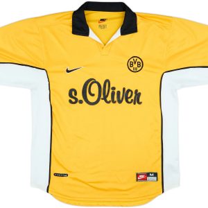 1998-00 Borussia Dortmund Home Shirt - 9/10
