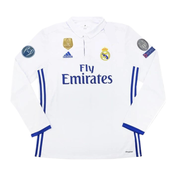2016-17 Real Madrid CF 1a Equipación Manga Larga
