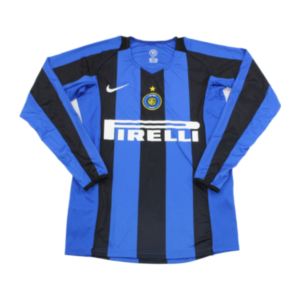 2004-05 FC Internazionale Milano 1a Equipación Manga Larga